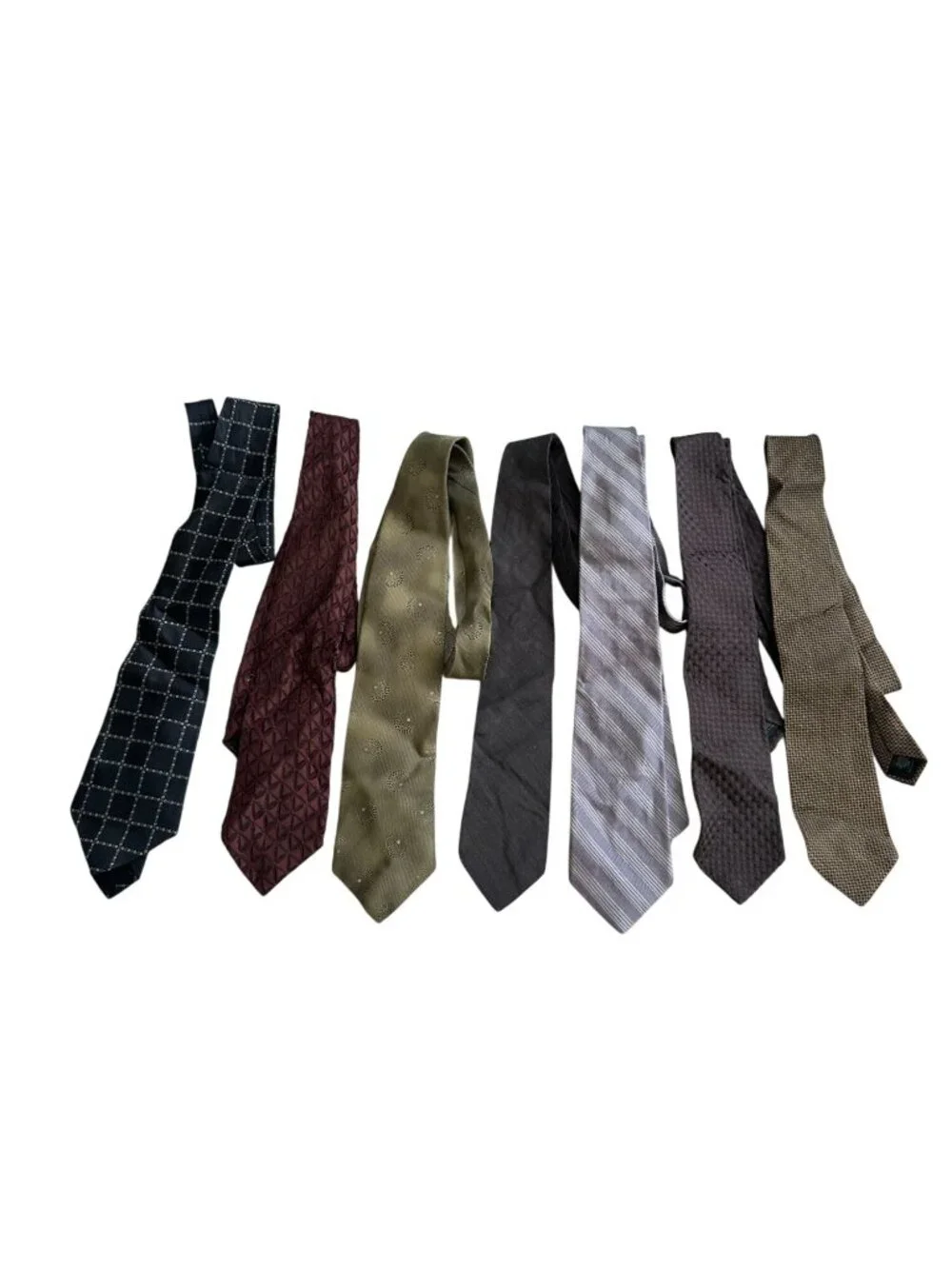 DONNA KARAN Men's Vintage Lot of 7 Neck Ties